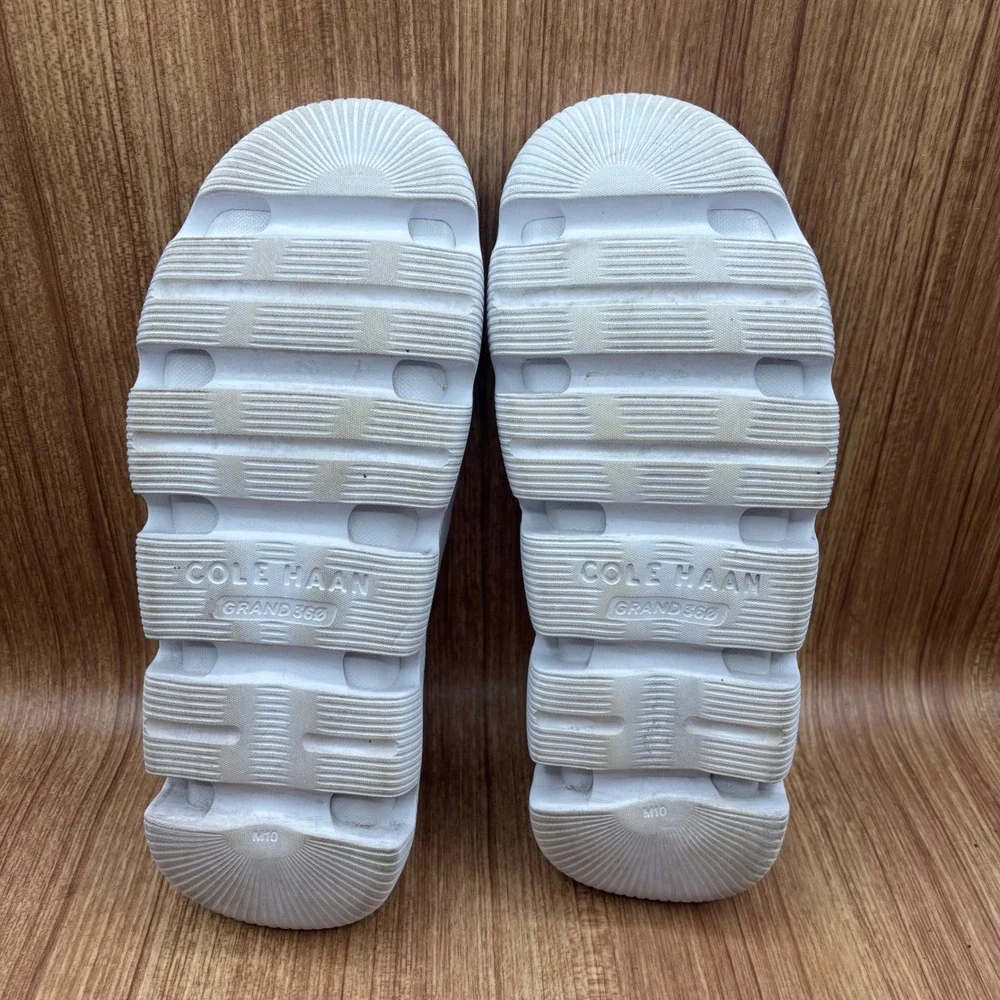 Cole Haan Zerogrand 360 Slide Sandals White Mens Size 11 Lightweight Comfort